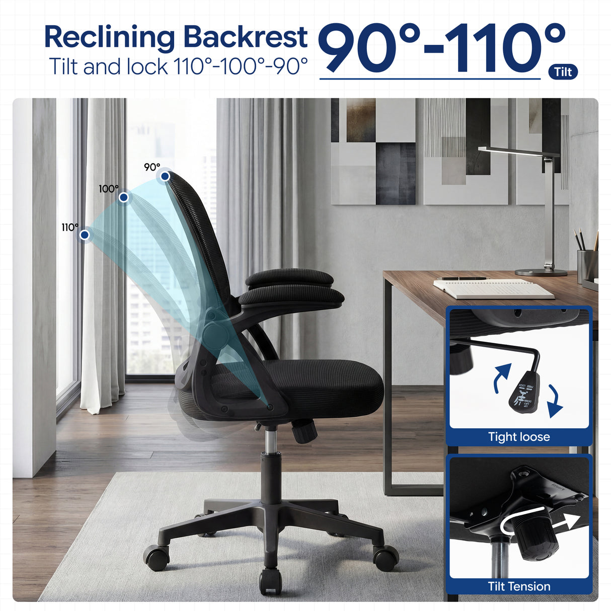 Ergoreal Lite Flex Office Chair ER-25W0201-US Black
