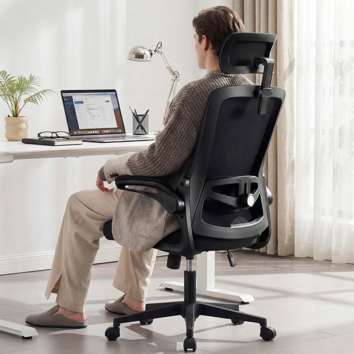 Ergoreal Ergo Pro Ergonomic Office Chair ER-25W06-US Black