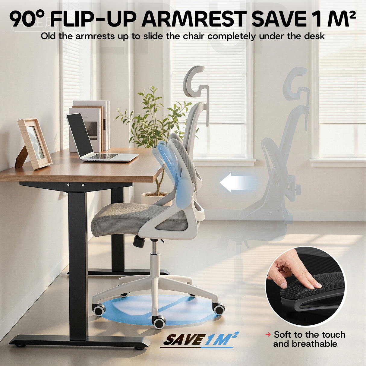 Ergoreal Ergo Pro Ergonomic Office Chair ER-25W06-US Gray