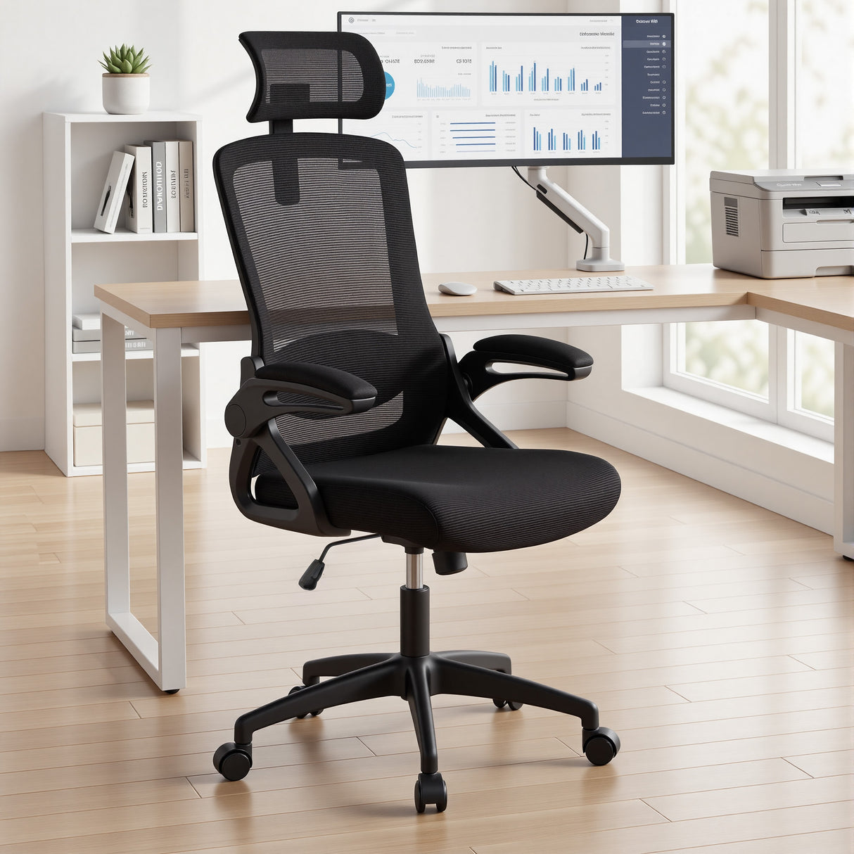 Ergoreal Ergo Pro Ergonomic Office Chair ER-25W06-US Black