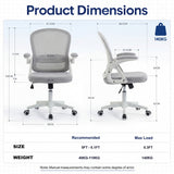 Chaise de bureau Ergoreal Lite Flex ER-25W0202-US grise