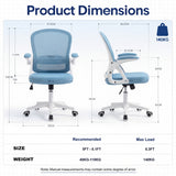 Ergoreal Lite Flex Bürostuhl ER-25W0204-EU Blau