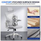 Ergoreal Task Office Chair ER-25W0302-US Gray