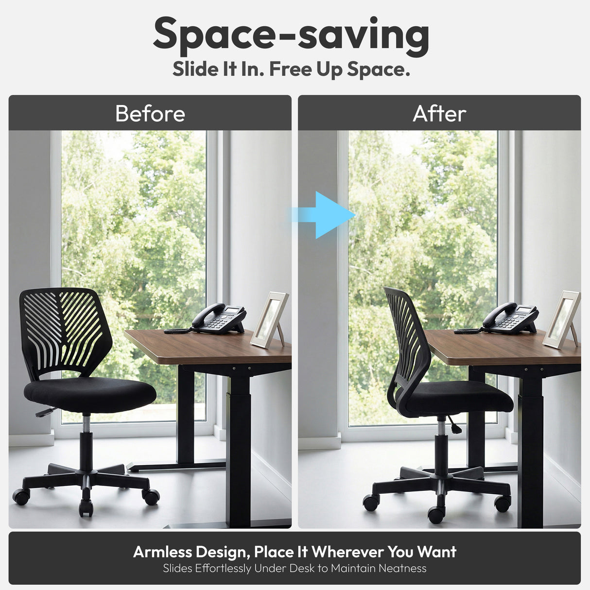 Ergoreal Lite Bürostuhl ER-25W0101-EU Schwarz