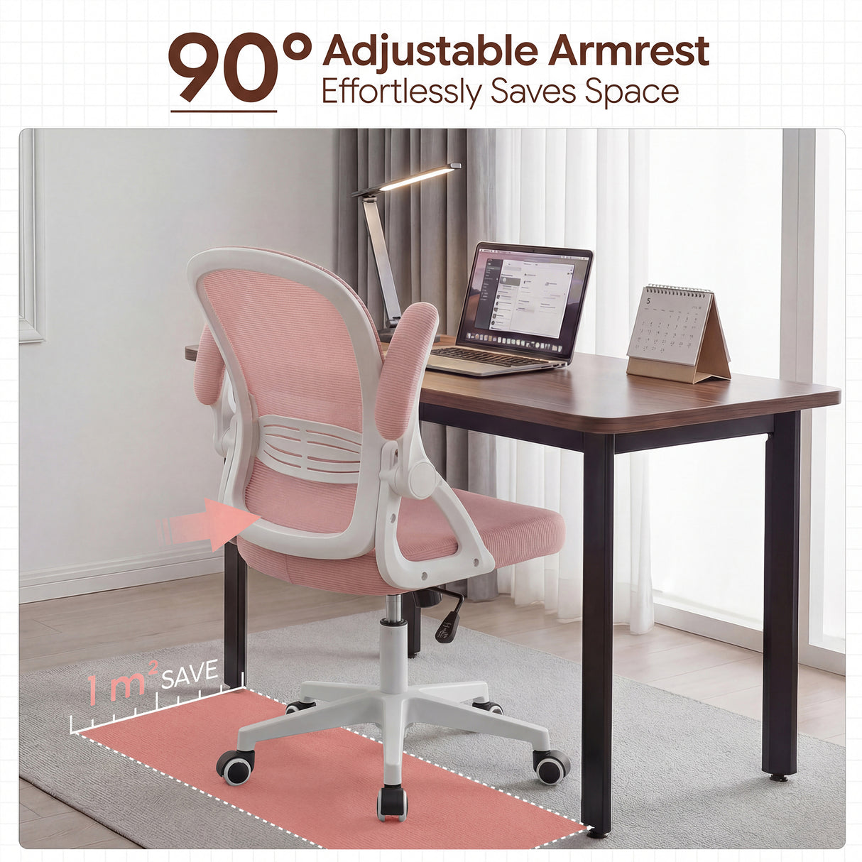 Ergoreal Lite Flex Office Chair ER-25W0203 Pink