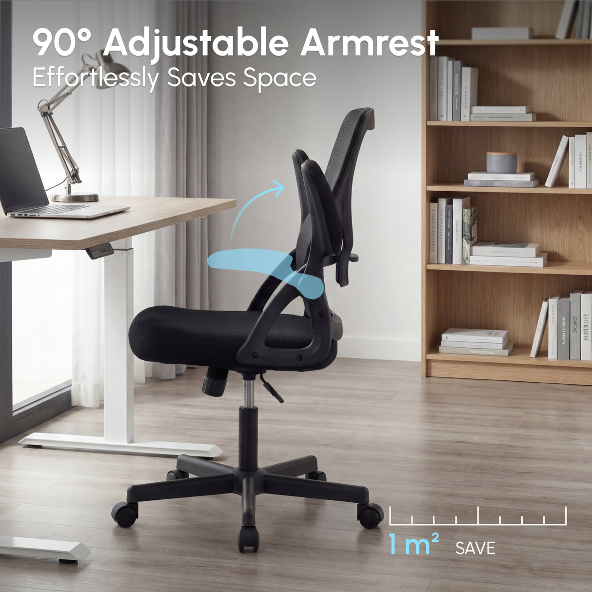 Sedia da ufficio Ergoreal Lite Flex ER-25W04-US Nera