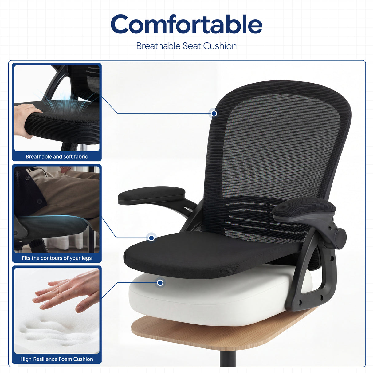 Ergoreal Lite Flex Office Chair ER-25W0201-US Black