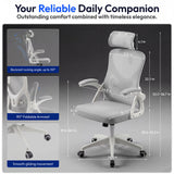 Ergoreal Task Office Chair ER-25W0302-US Gray
