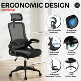 Ergoreal Ergo Pro Ergonomic Office Chair ER-25W06-US Black