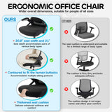 Ergoreal Ergo Pro Ergonomic Office Chair ER-25W06-US Black
