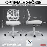 Ergoreal Lite Bürostuhl ER-25W0102-EU Weiß